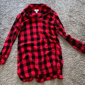 Flannel old navy dress